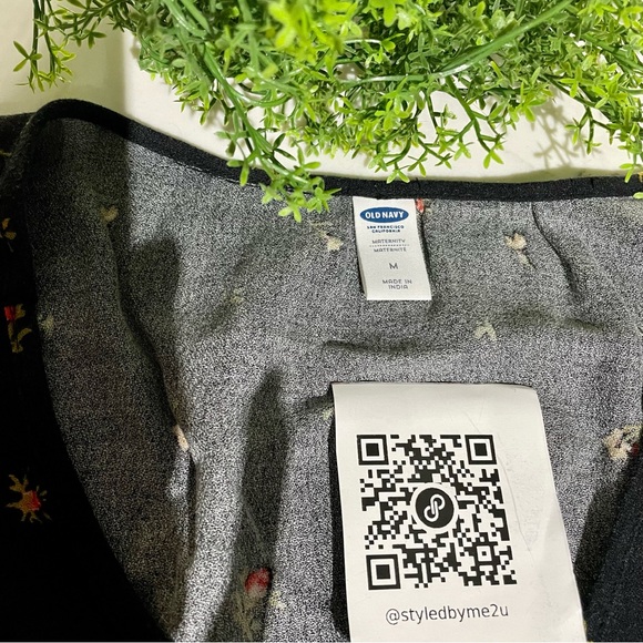 🌸3 for $20 Top Romantic Boho floral Long Sleeve Blouse Size M Flare Bell Sleeve - Picture 11 of 13